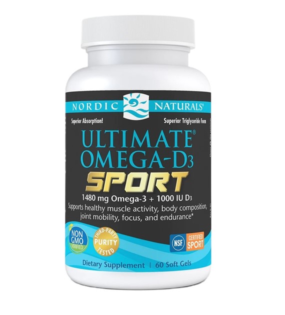 Nordic Naturals Ultimate Omega-D3 Sport - 60 kapsułek