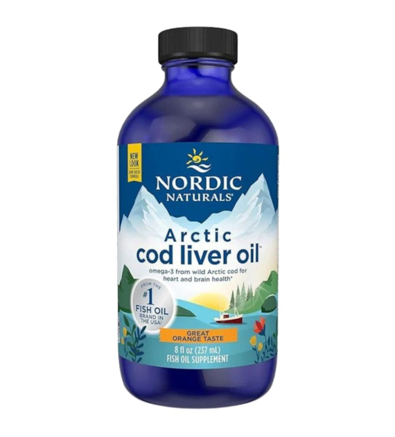 Nordic Naturals Olej z wątroby dorsza arktycznego pomarańczowy - 237 ml