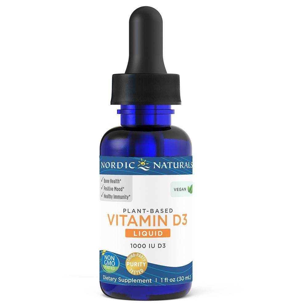 Nordic Naturals Witamina D3 Vegan krople - 30 ml