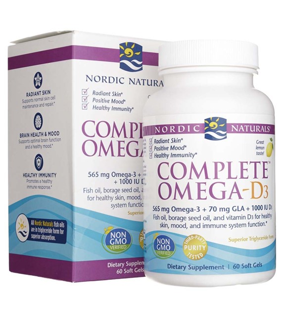 Nordic Naturals Omega Woman s pupalkovým olejem - 120 měkkých gelů