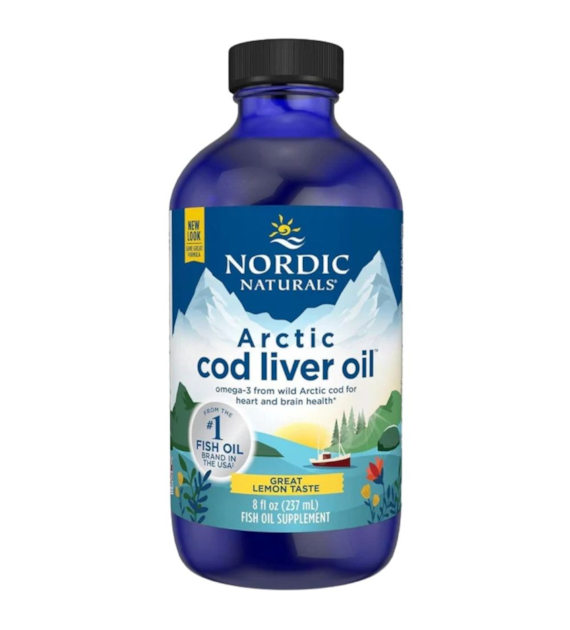 Nordic Naturals Olej z wątroby dorsza arktycznego cytrynowy - 237 ml