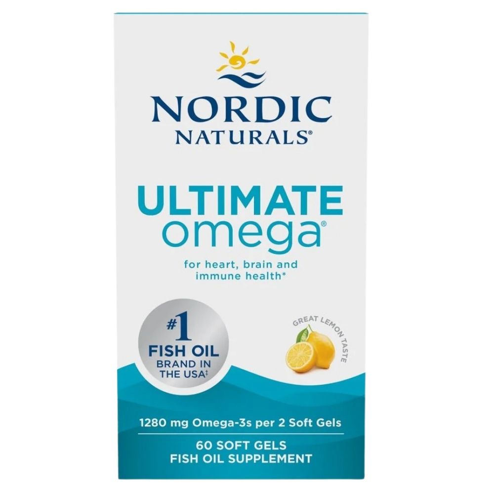 Nordic Naturals Ultimate Omega 1280 mg cytrynowy - 60 kapsułek