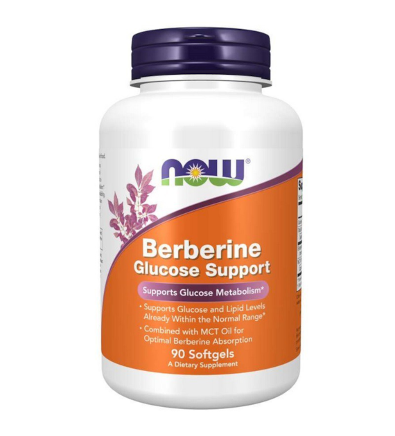 Now Foods Berberyna Glucose Support - 90 kapsułek