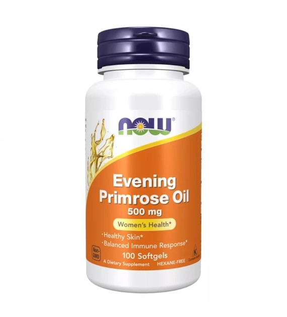 Now Foods Evening Primrose Oil (Olej z wiesiołka) 500 mg - 100 kapsułek