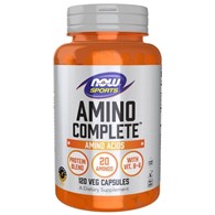 Now Foods Sports Amino Complete, Kompleks aminokwasów - 120 kapsułek