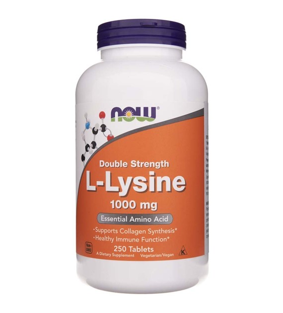 Now Foods L-Lysine 1000 mg - 250 Tablets