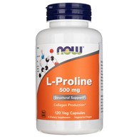 Now Foods L-Proline 500 mg - 120 veg. kapslí