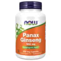 Now Foods Żeń-szeń 500 mg (Panax Ginseng) - 250 kapsułek