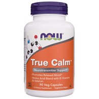 Now Foods True Calm 500 mg - 90 pflanzliche Kapselnen