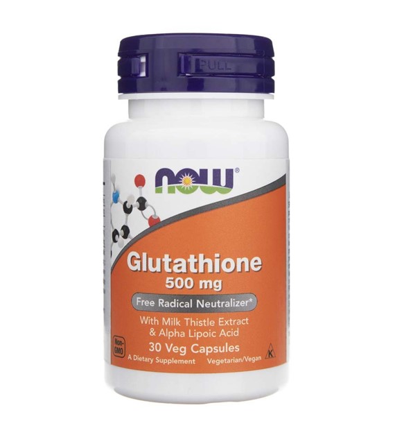 Now Foods Glutathion 500 mg - 30 veg. kapslí