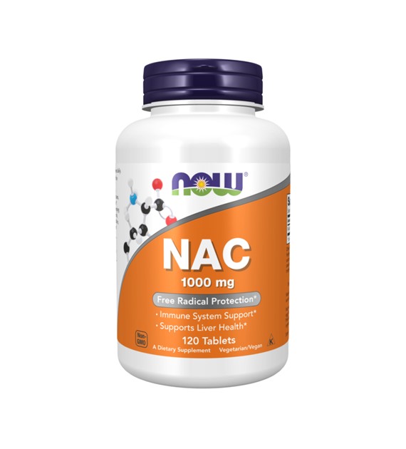 Now Foods NAC N-acetyl cystein 1000 mg - 120 tablet