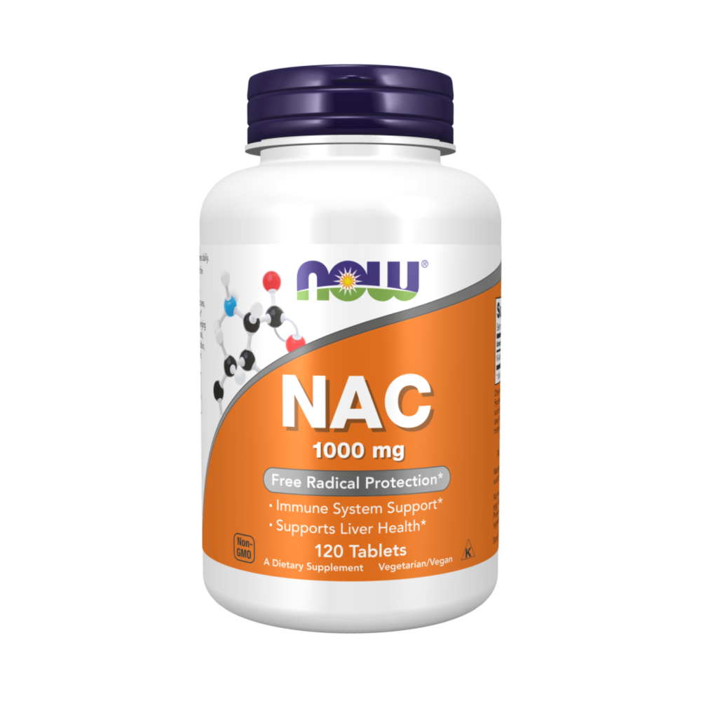 Now Foods NAC N-acetyl cystein 1000 mg - 120 tablet