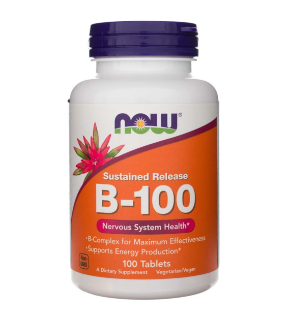 Now Foods Vitamin B-100 Sustained Release - 100 Tablets