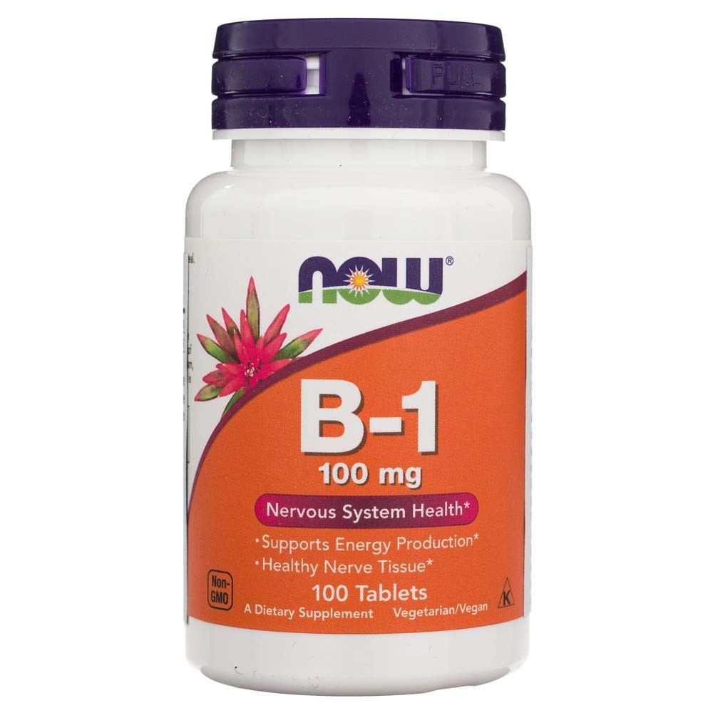 БАД «Now Foods» Витамин B-1 100 мг, 100 таблеток