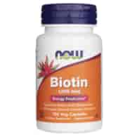 Now Foods Biotin 1000 mcg - 100 Veg Capsules