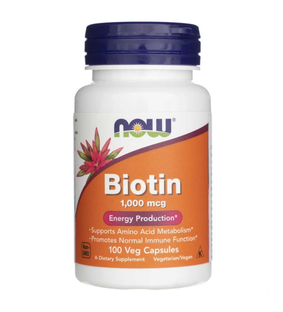 Now Foods Biotin 1000 mcg - 100 Veg Capsules