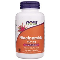 Now Foods Niacinamid 500 mg - 100 pflanzliche Kapseln