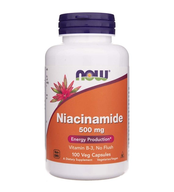 Now Foods Niacinamide 500 mg - 100 Veg Capsules