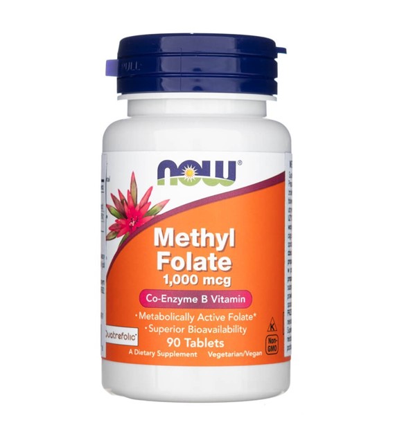 Now Foods Methylfolat 1000 mcg - 90 Tabletten