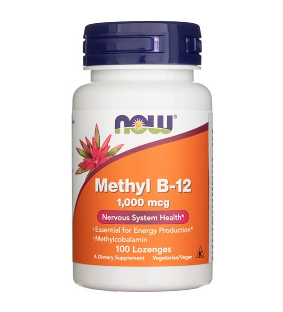 Now Foods Methyl B-12 1000 mcg - 100 pastilek