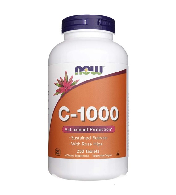 Now Foods Vitamin C-1000 Sustained Release - 250 Tablets