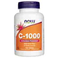 Now Foods Vitamin C-1000 mit Hagebutten und Bioflavonoiden - 100 Tabletten