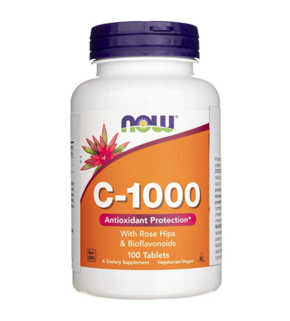 Now Foods Witamina C (C-1000) z bioflawonoidami - 100 tabletek