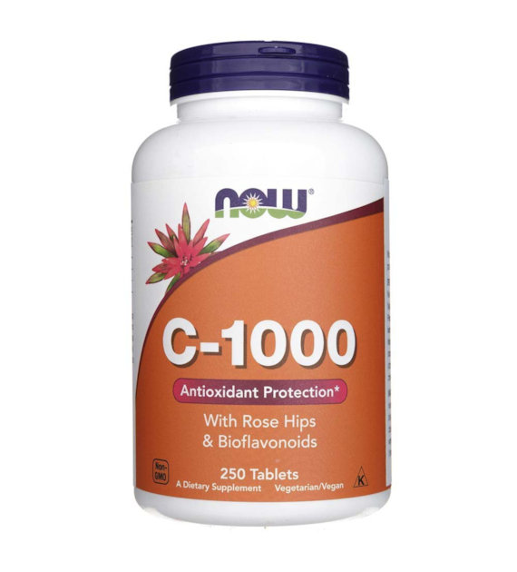 Now Foods Vitamin C-1000 s růžovými šípky a bioflavonoidy - 250 tablet
