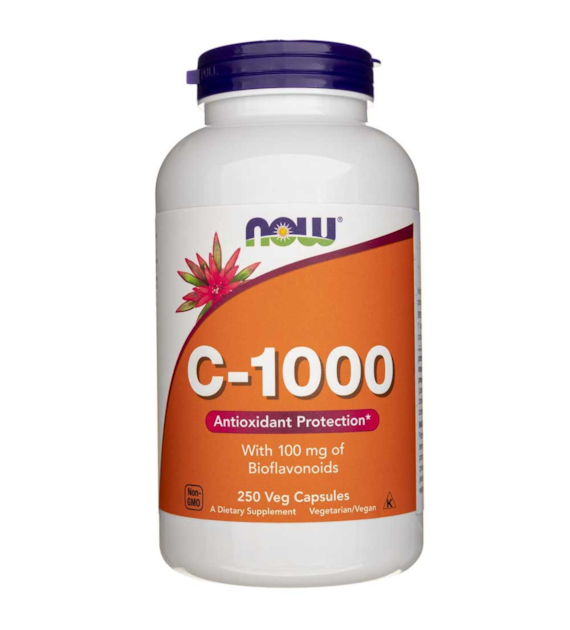Now Foods Vitamin C-1000 mit Bioflavonoiden - 250 pflanzliche Kapseln