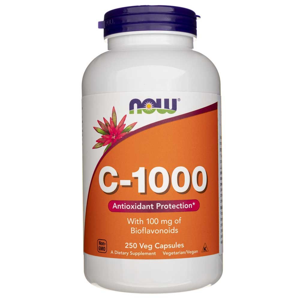 Now Foods Vitamin C-1000 with Bioflavonoids - 250 Veg Capsules