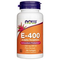 Now Foods Vitamin E-400 D-alfa-tokoferyl - 100 měkkých gelů