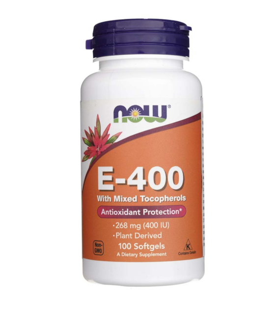Now Foods Vitamin E-400 With Mixed Tocopherols - 100 Softgels