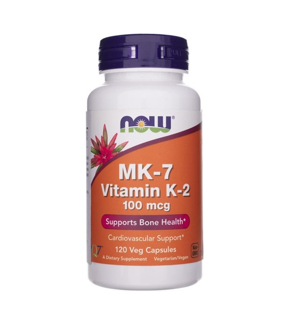 Now Foods Vitamin K2 MK-7 100 mcg - 120 pflanzliche Kapseln