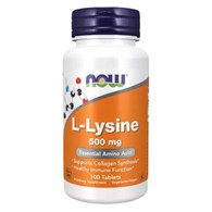 Now Foods L-lizyna 500 mg - 100 tabletek