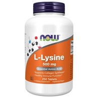 Now Foods L-lizyna 500 mg - 250 tabletek