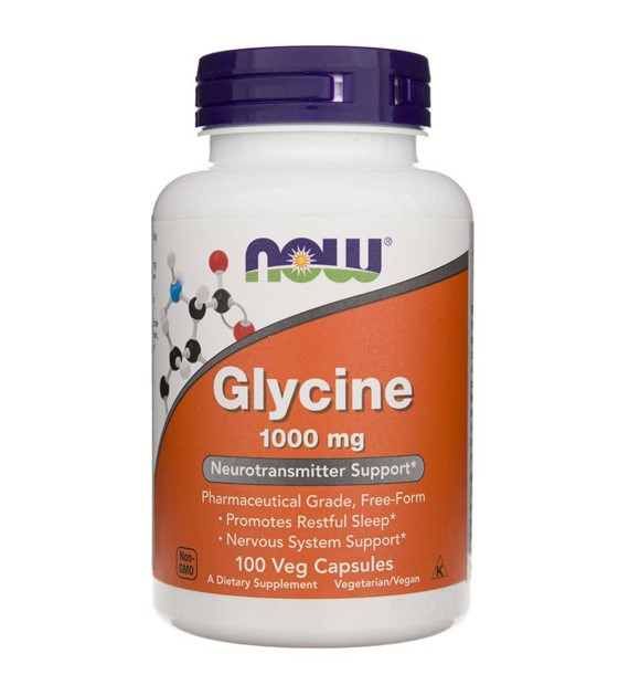 Now Foods Glycin 1000 mg - 100 veg. kapslí