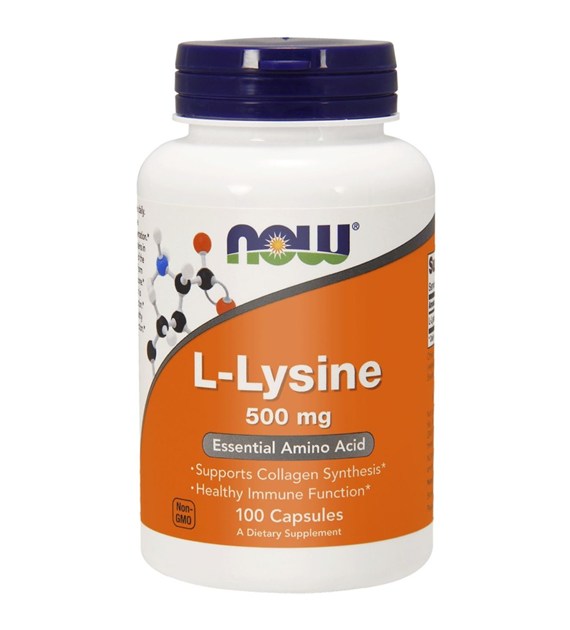 Now Foods L-lizyna 500 mg - 100 kapsułek