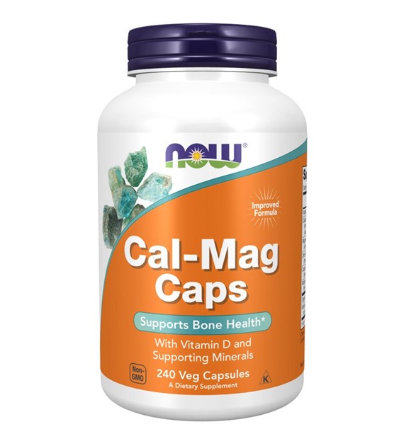 Now Foods Cal-Mag Caps (Wapń i magnez) - 240 kapsułek