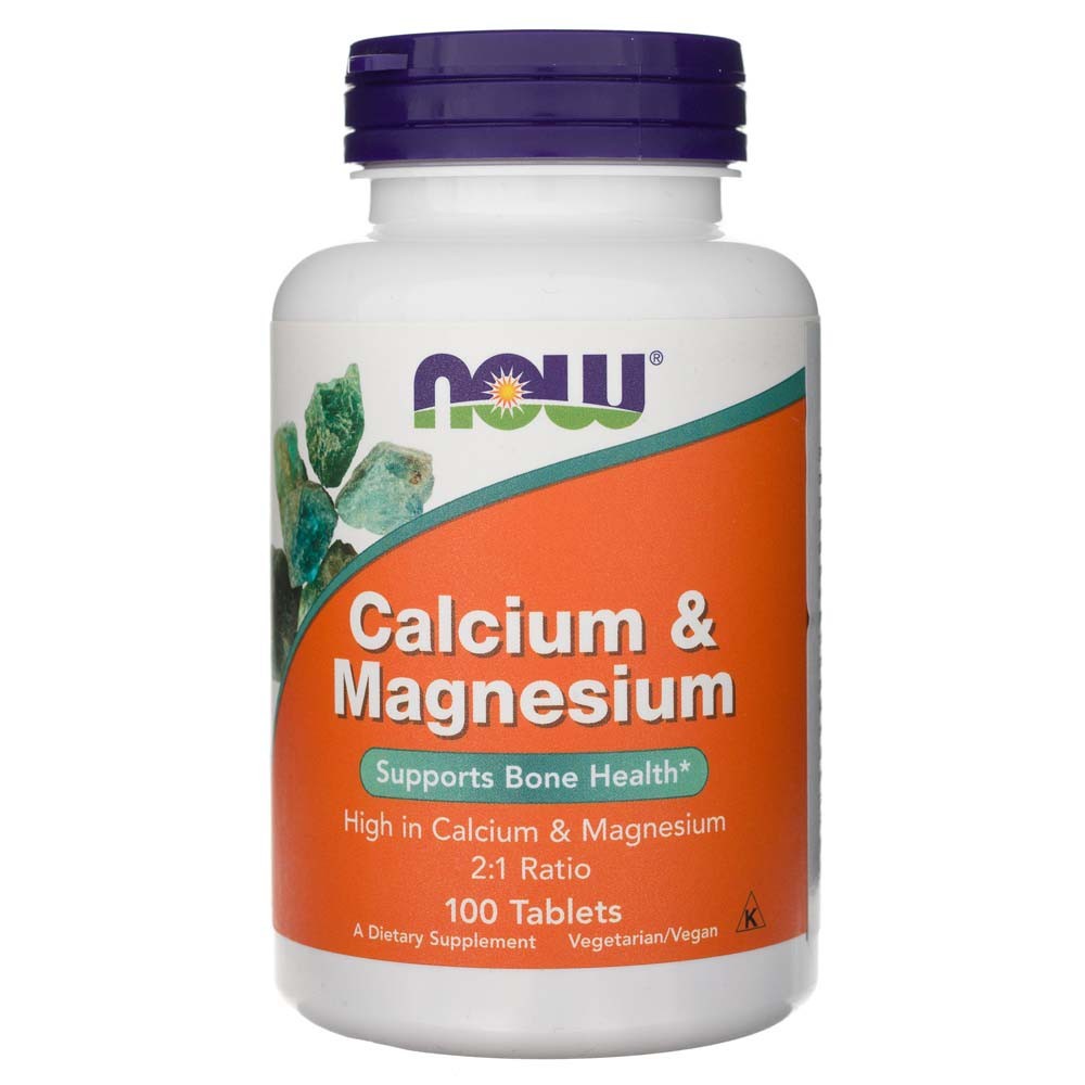 Now Foods Calcium & Magnesium - 100 tabletek