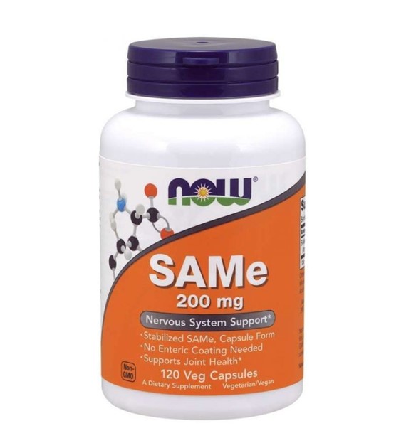 Now Foods SAMe 200 mg - 120 veg. kapslí