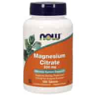 Now Foods Cytrynian magnezu 200 mg - 100 tabletek