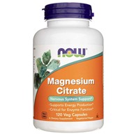 Now Foods Magnesium Citrate 400 mg - 120 Veg Capsules