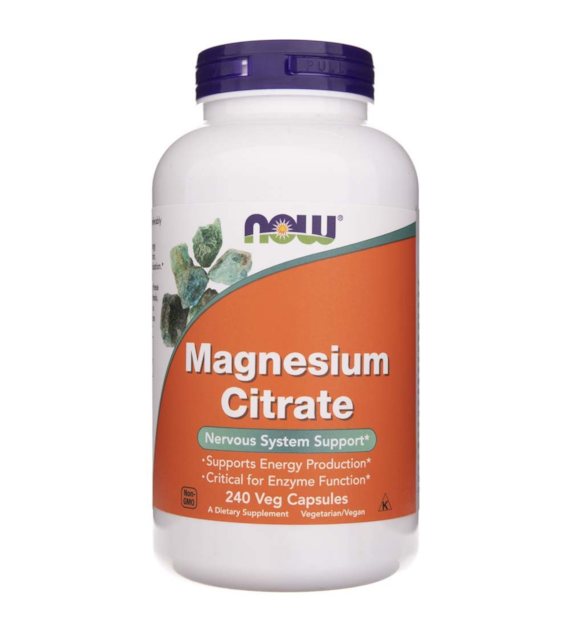 Now Foods Cytrynian Magnezu 133 mg - 240 kapsułek