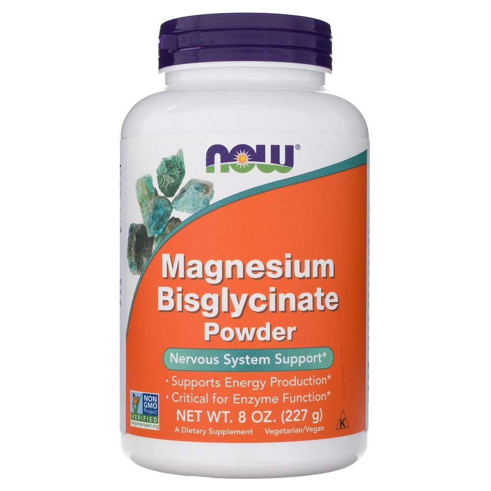 Now Foods Magnesiumbisglycinat Pulver - 227 g