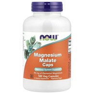 Now Foods Magnesium Malate (jabłczan magnezu) 95 mg - 180 kapsułek