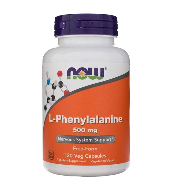 Now Foods L-Phenylalanine (L-Fenyloalanina) 500 mg - 120 kapsułek