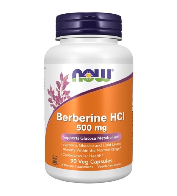 Now Foods Berberyna 500 mg - 90 kapsułek