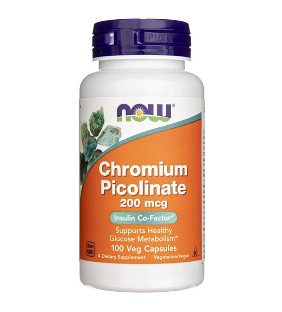 Now Foods Chromium Picolinate 200 mcg - 100 Veg Capsules