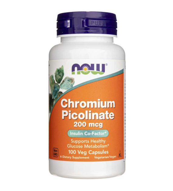 Now Foods Chromium Picolinate 200 mcg - 100 Veg Capsules