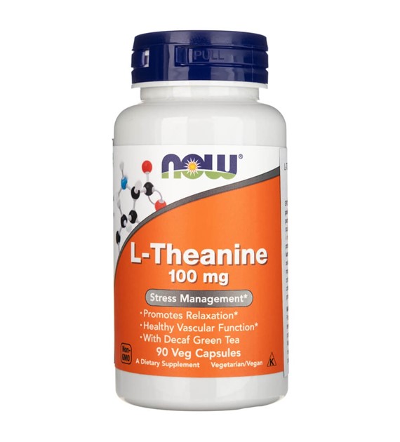 Now Foods L-Theanin 100 mg - 120 veg. kapslí